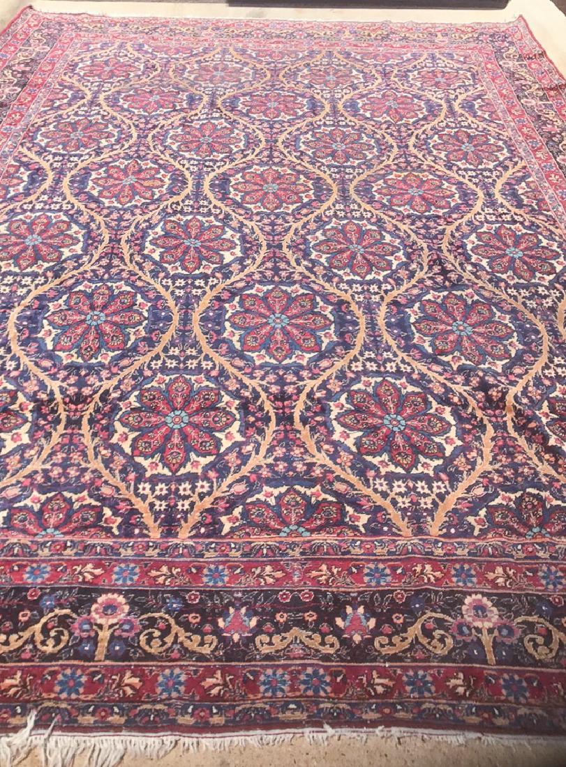 Persian Sarouk Antique Carpet, 14'2" X 9'8" (1 of 5)