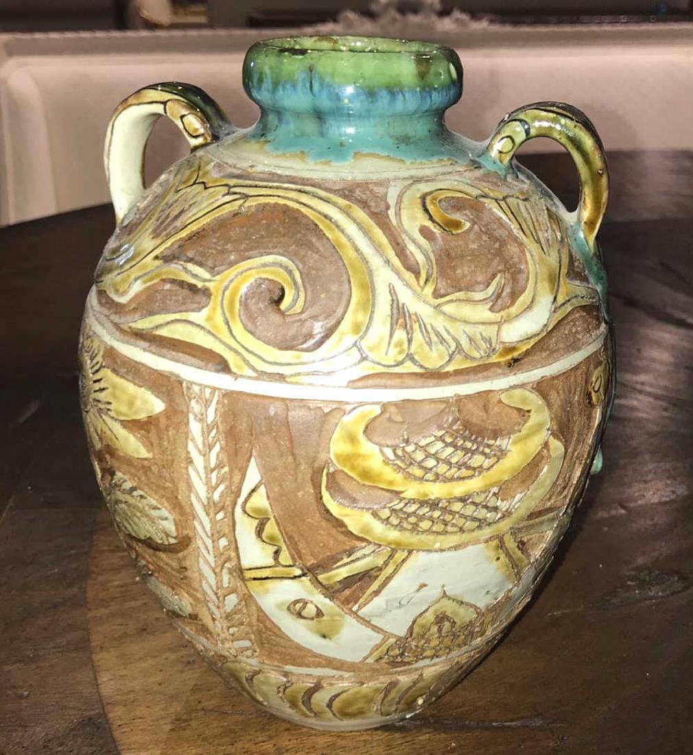 Rare Korean Glazed Porcelain Vase, With Early: Imprint Mark, 8 Inches Tall, Excellent Condition, From The Late Gary Elam Private Collection