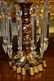 Pair Of Red Bohemian Hurricane Lamps - 9
