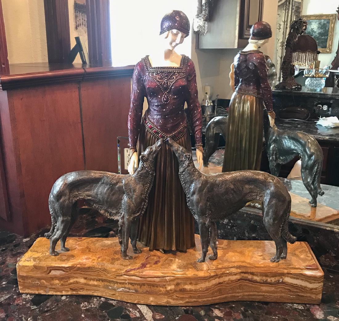 After Chiparus, Bronze "friends Forever" (1 of 4)