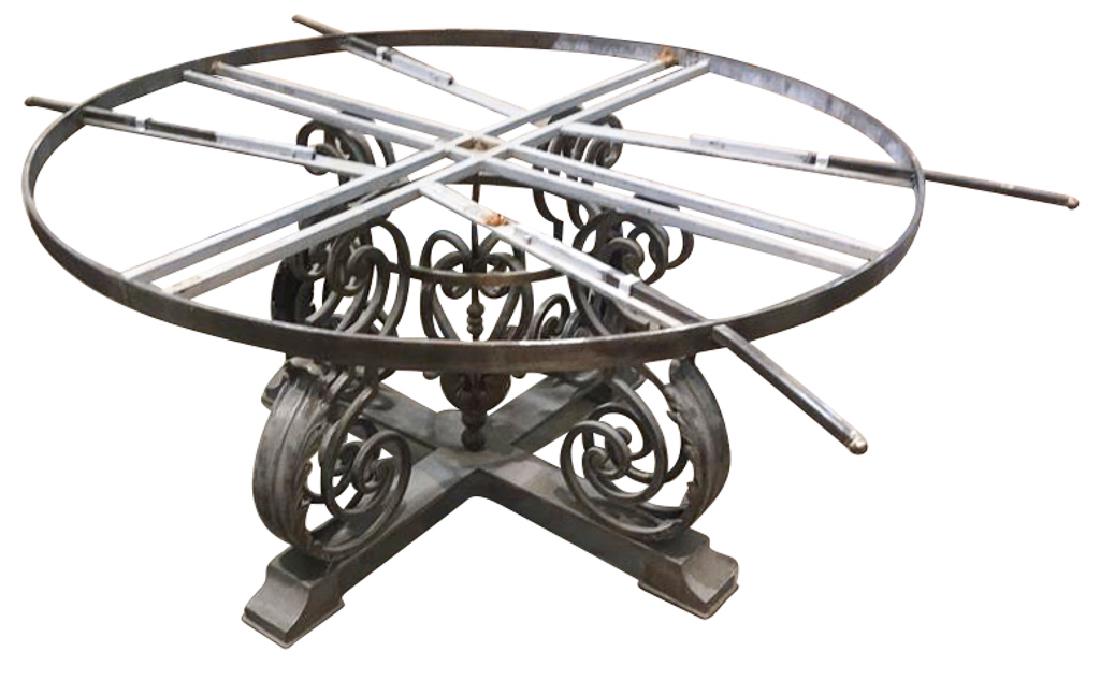 Very Fine Custom Made Wrought Iron Center (1 of 5)
