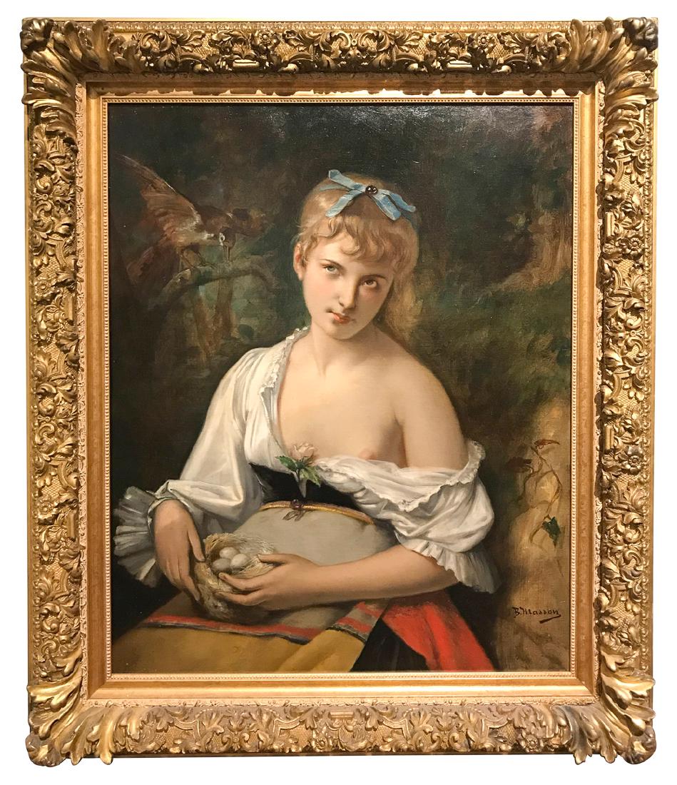 Masson (french),  Oil On Canvas Of Lady (1 of 6)