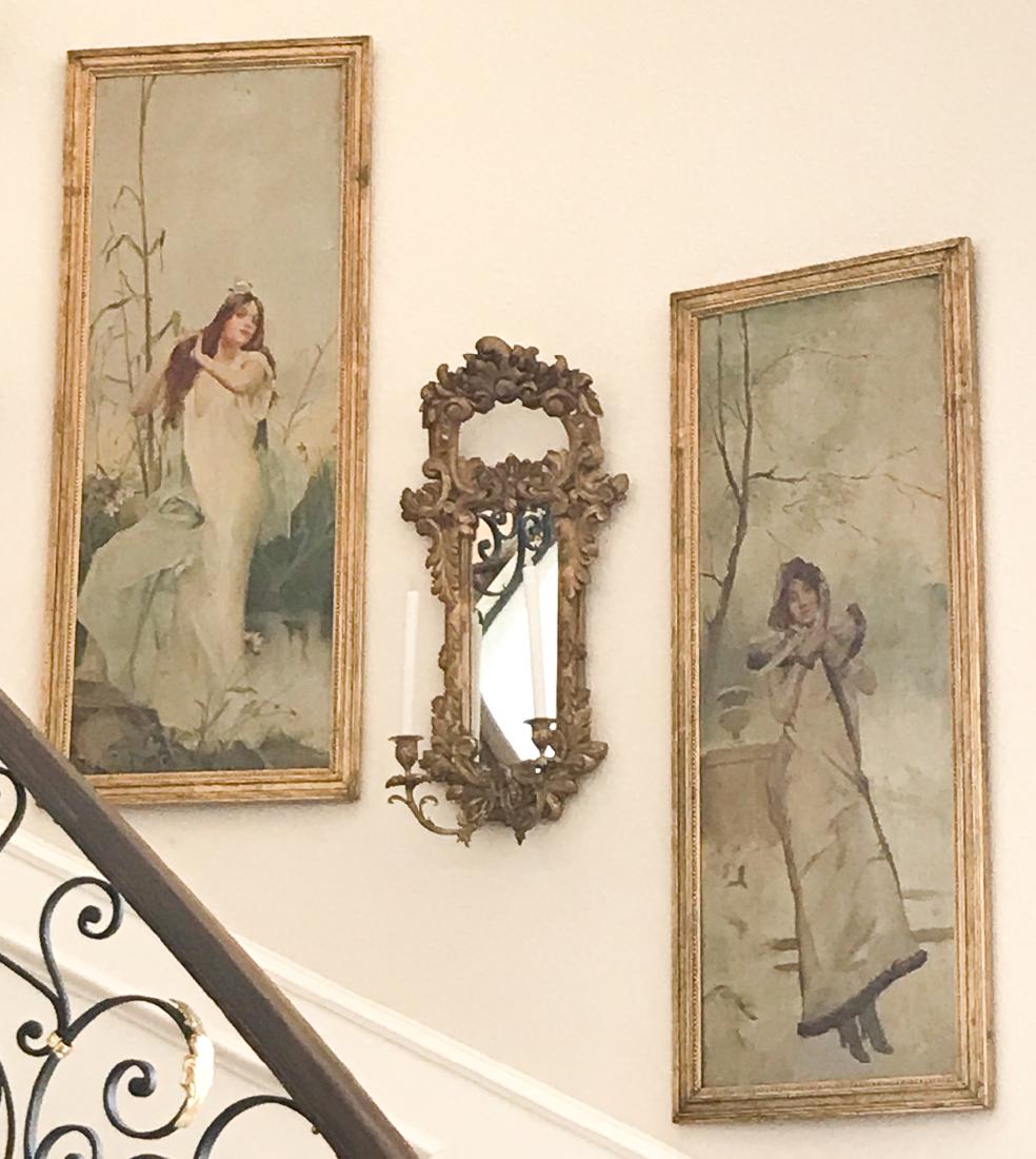 Pair Of Antique Oil On Panel Paintings Of Ladies (1 of 5)