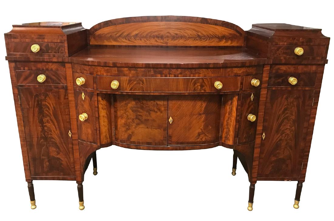 Impressive Large American Mahogany Sideboard (1 of 7)