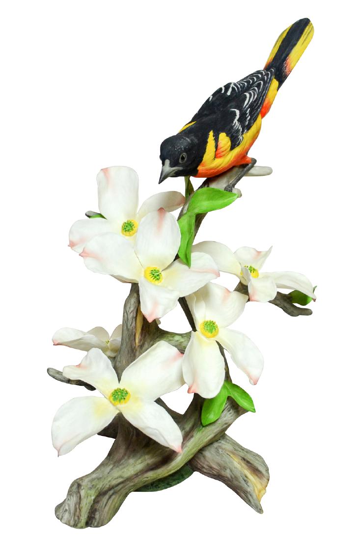 Boehm Porcelain "northern Oriole W/ Dogwood" (1 of 4)