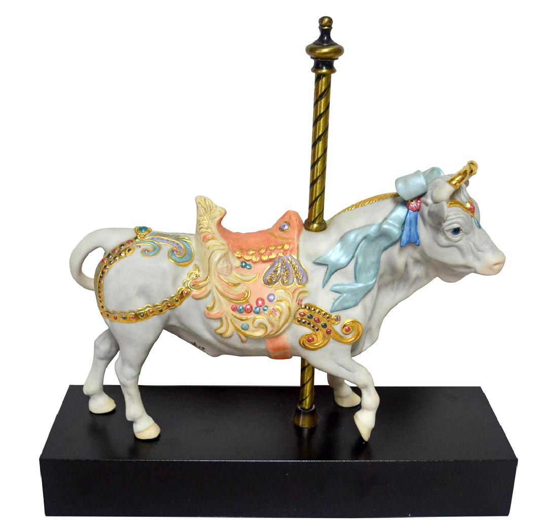 Cybis Porcelain "carousel Bull" Plutus (1 of 4)