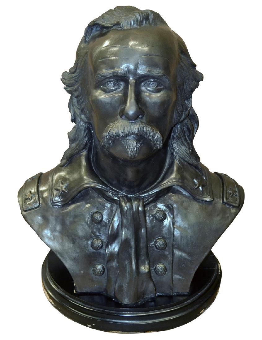 Gruzalski Bronze Sculpture "custer" Bust (1 of 3)