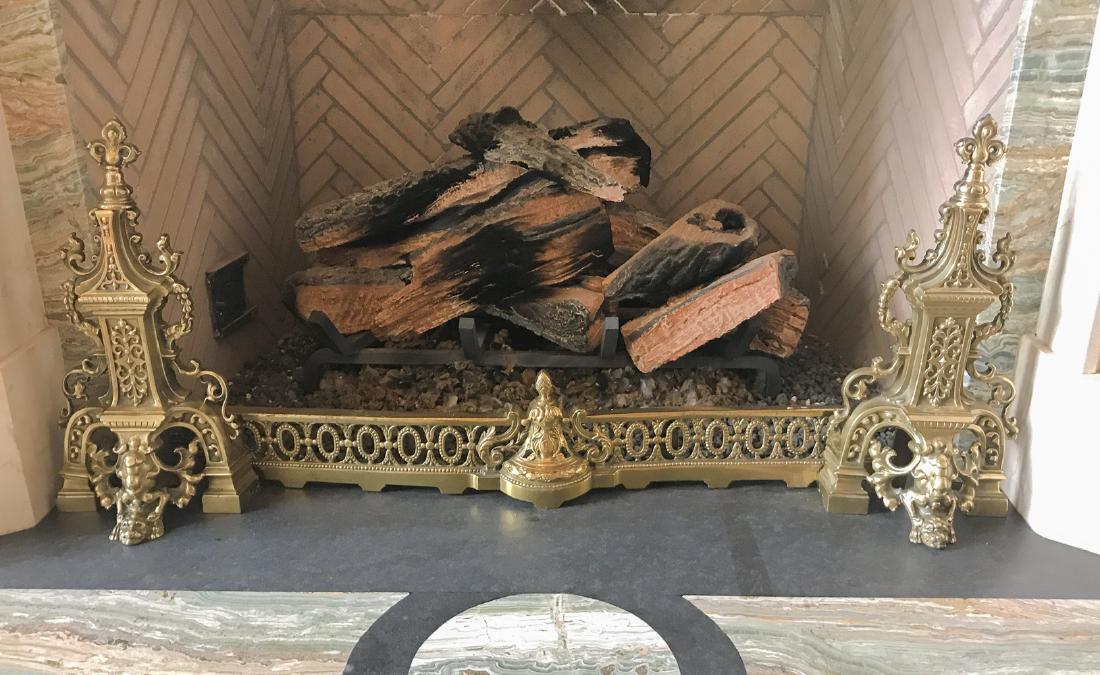 Pair Of French Gilt Bronze Chenet (1 of 3)