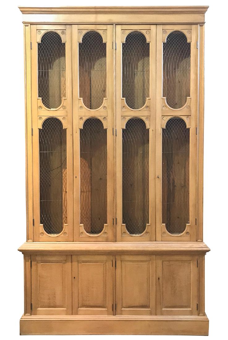 Impressive Tall 19th C. Flemish Oak Display (1 of 5)