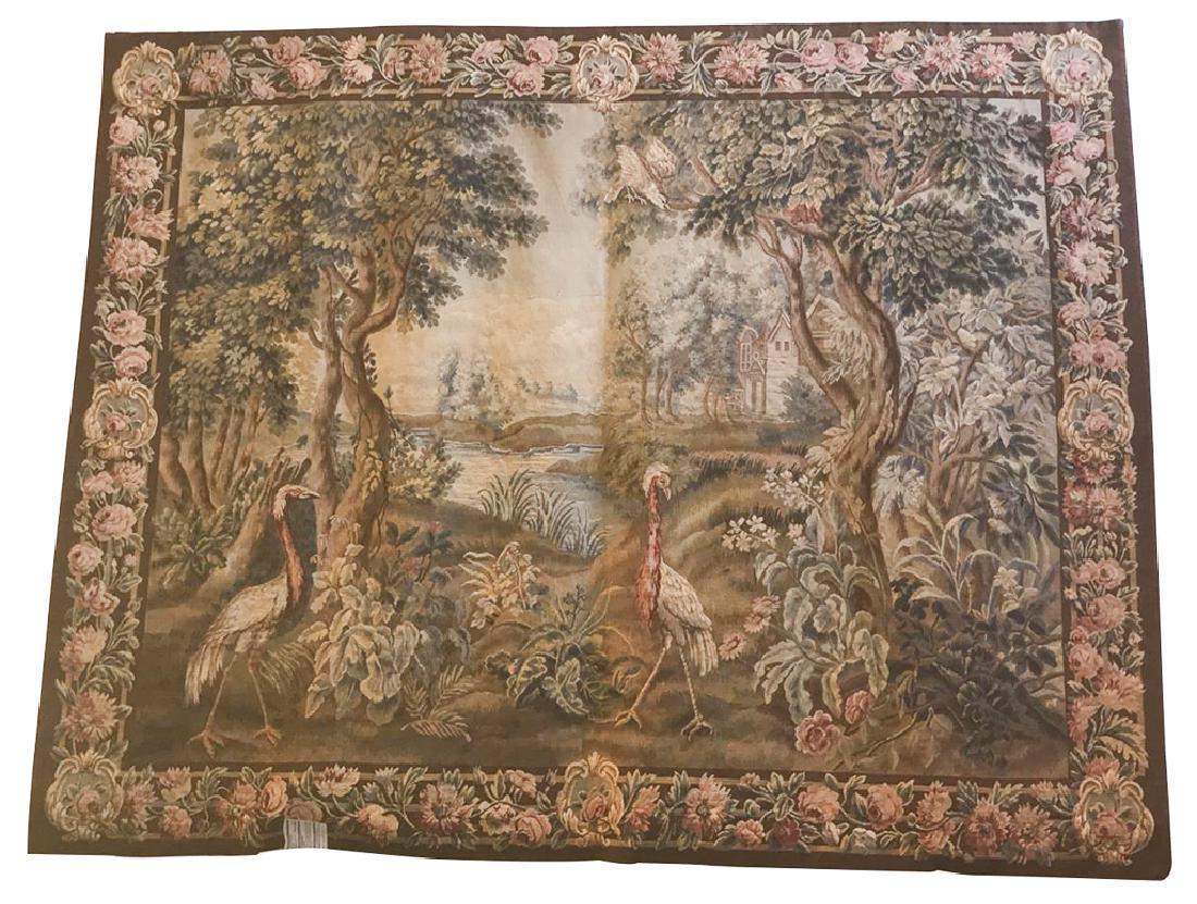 Classic Flemish Design Hand Woven Tapestry (1 of 6)