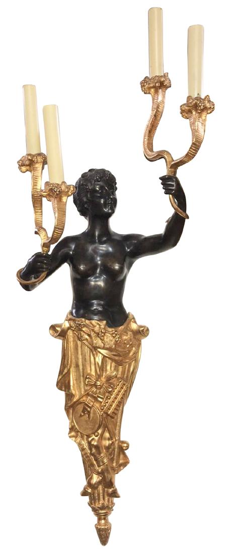 Fine 19th C. French Gilt Bronze Sconce (1 of 7)