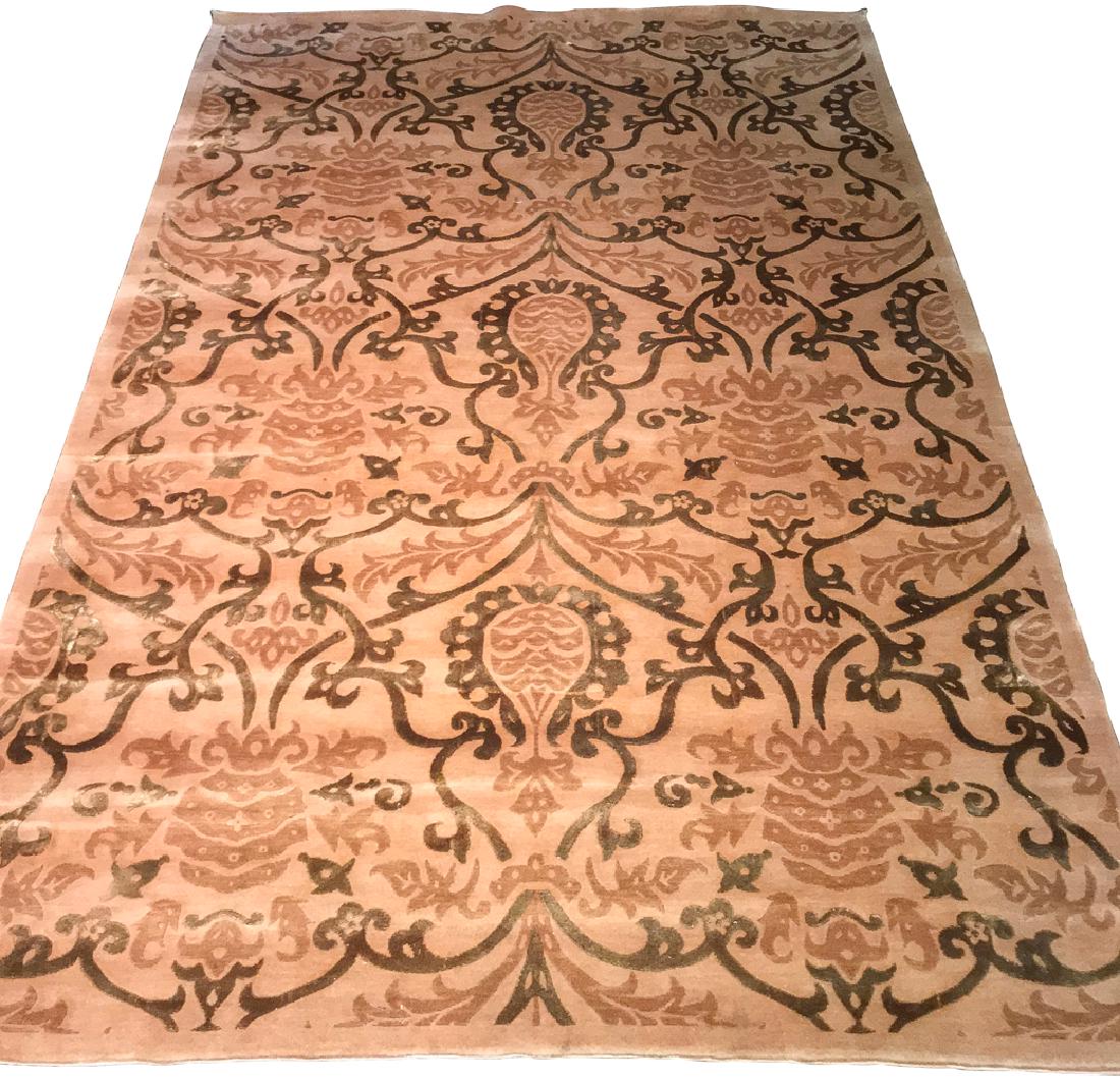 8377 - Decorative Wool And Silk Area Rug (1 of 3)