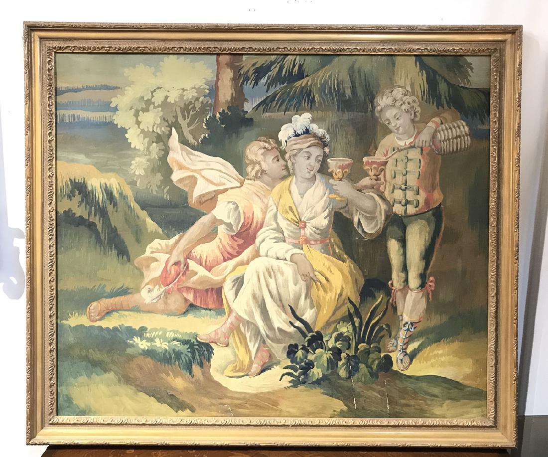 Decorative French Pastel On Panel (1 of 4)