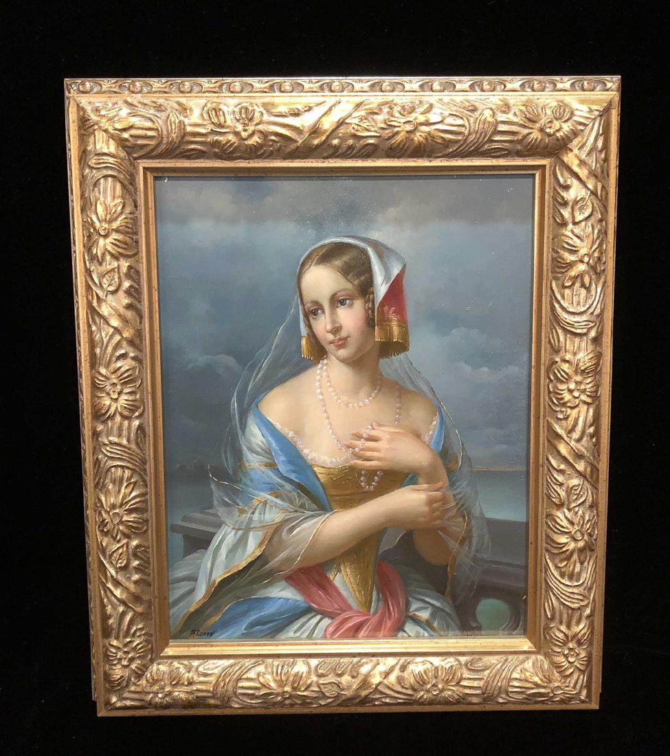 Small Oil On Canvas Painting. (1 of 2)