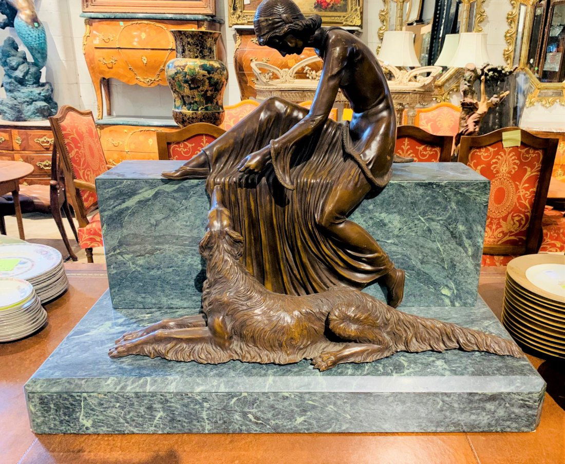 Large Art Deco Bronze Grouping. (1 of 5)