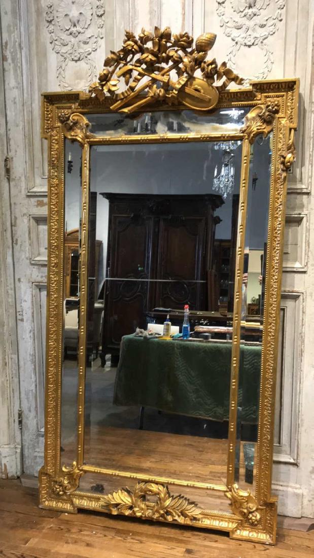 Large antique Gilt Mirror (1 of 12)
