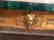 Antique French Bronze Console Table, Malachite top. - 5