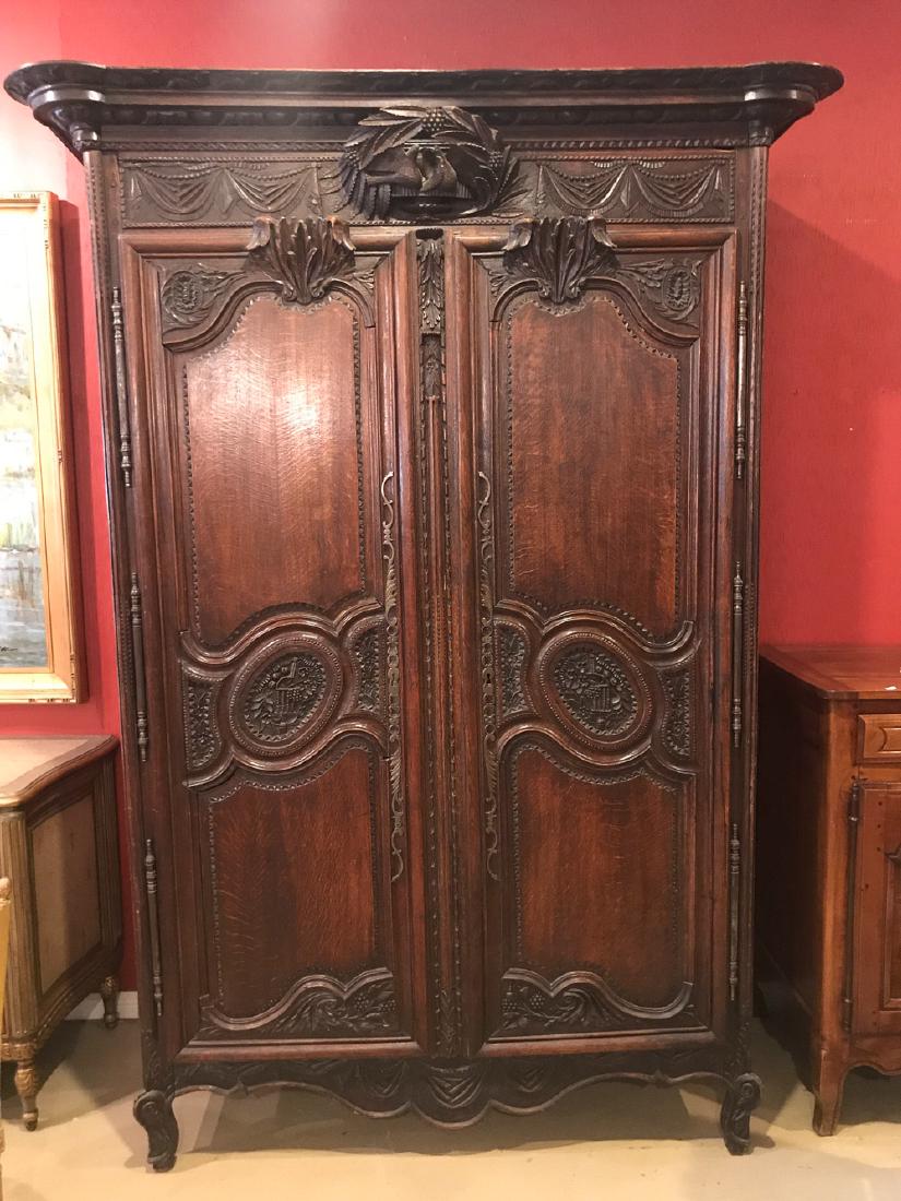 19th Century French Armoire. (1 of 2)