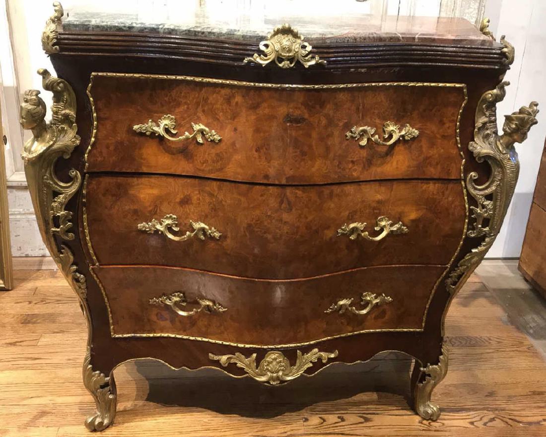 Antique French Bronze Mounted Commode (1 of 8)
