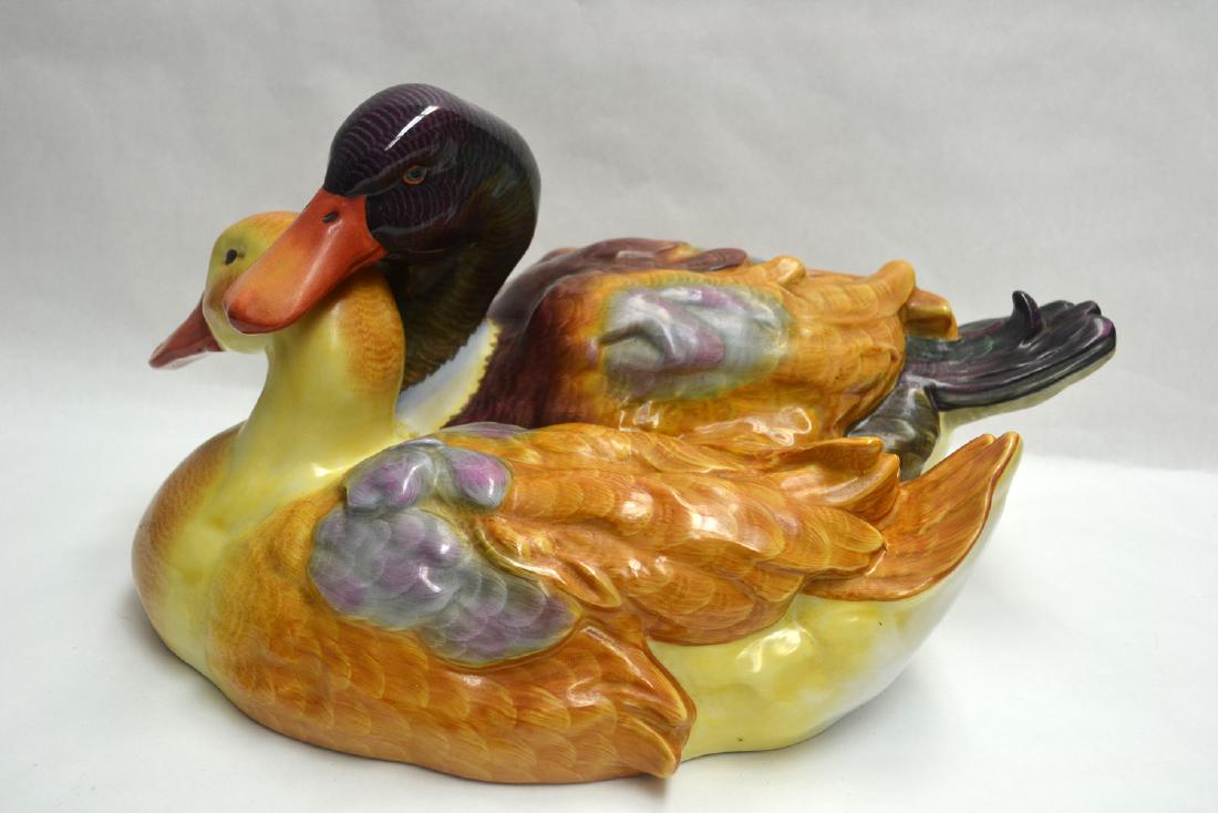 Herend Porcelain Large "Ducks" Figurine