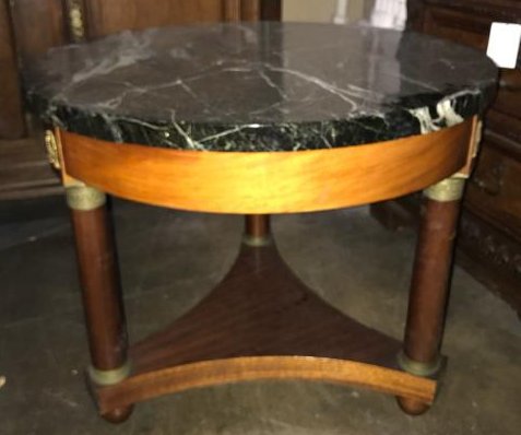 French Empire Mahogany Side Table (1 of 3)