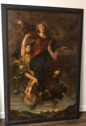 19th Century Religious Oil Painting. (1 of 13)