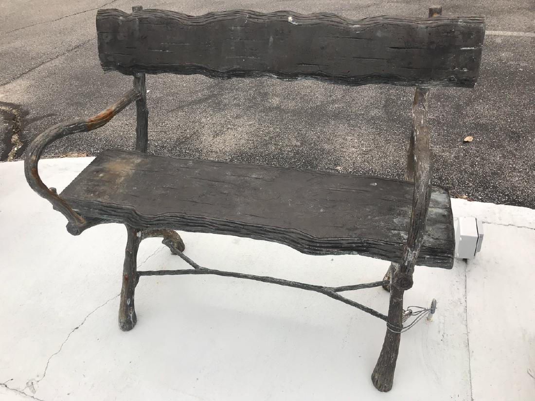 Bronze Garden Bench. (1 of 1)