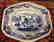 3 Antique English Staffordshire Platters - 3