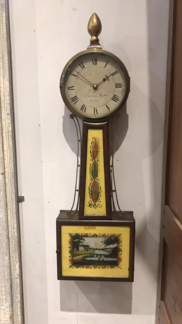 American Federal Banjo Clock. (1 of 7)