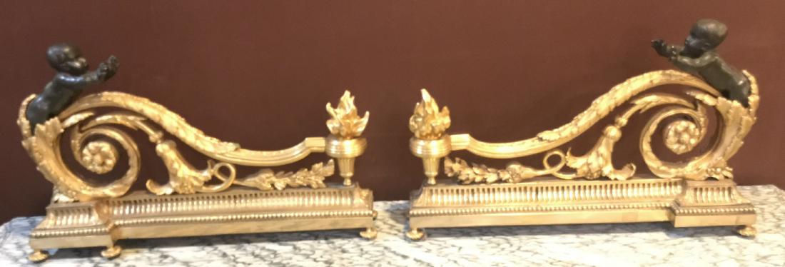 Pair Of 19th Century French Chenet. (1 of 4)