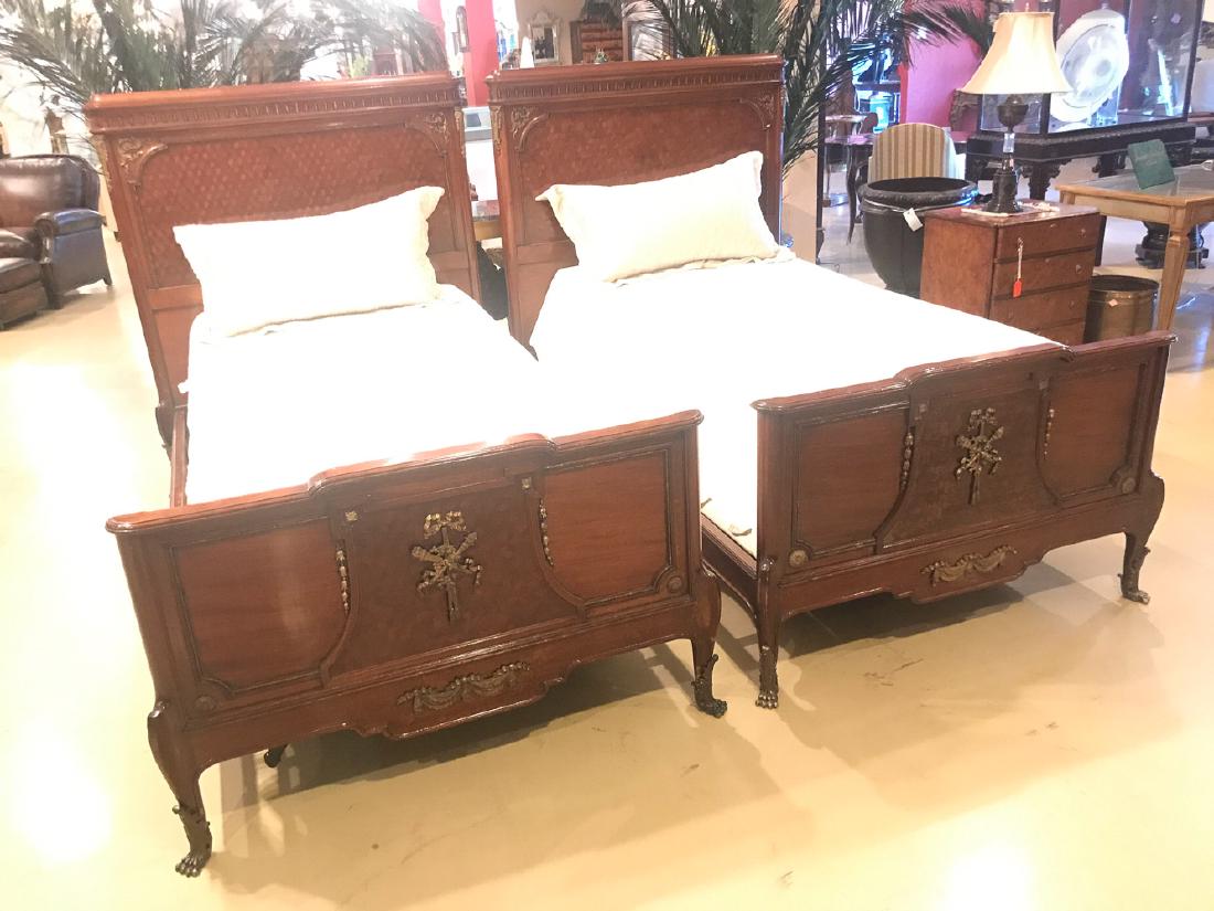 Pair Of French Twin Beds. (1 of 5)
