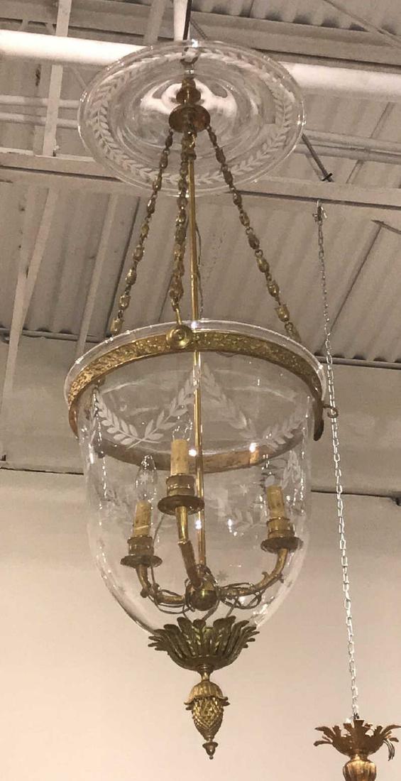 Bronze & Glass Bell Shaped Lantern. (1 of 5)