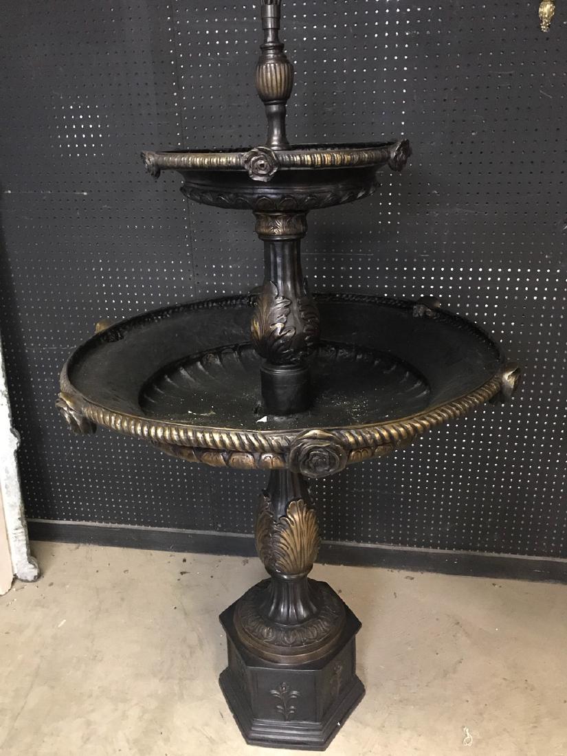 French Style Bronze Garden Fountain. (1 of 1)