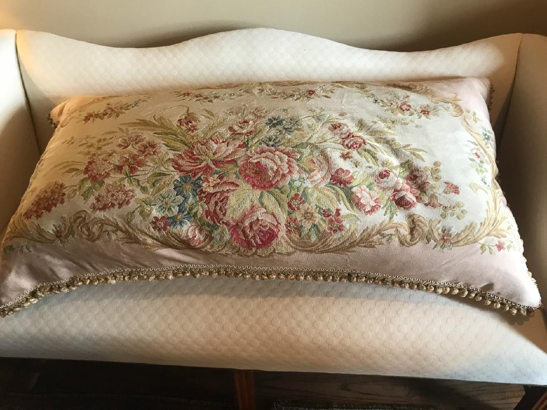 French Aubusson Pillow. (1 of 2)