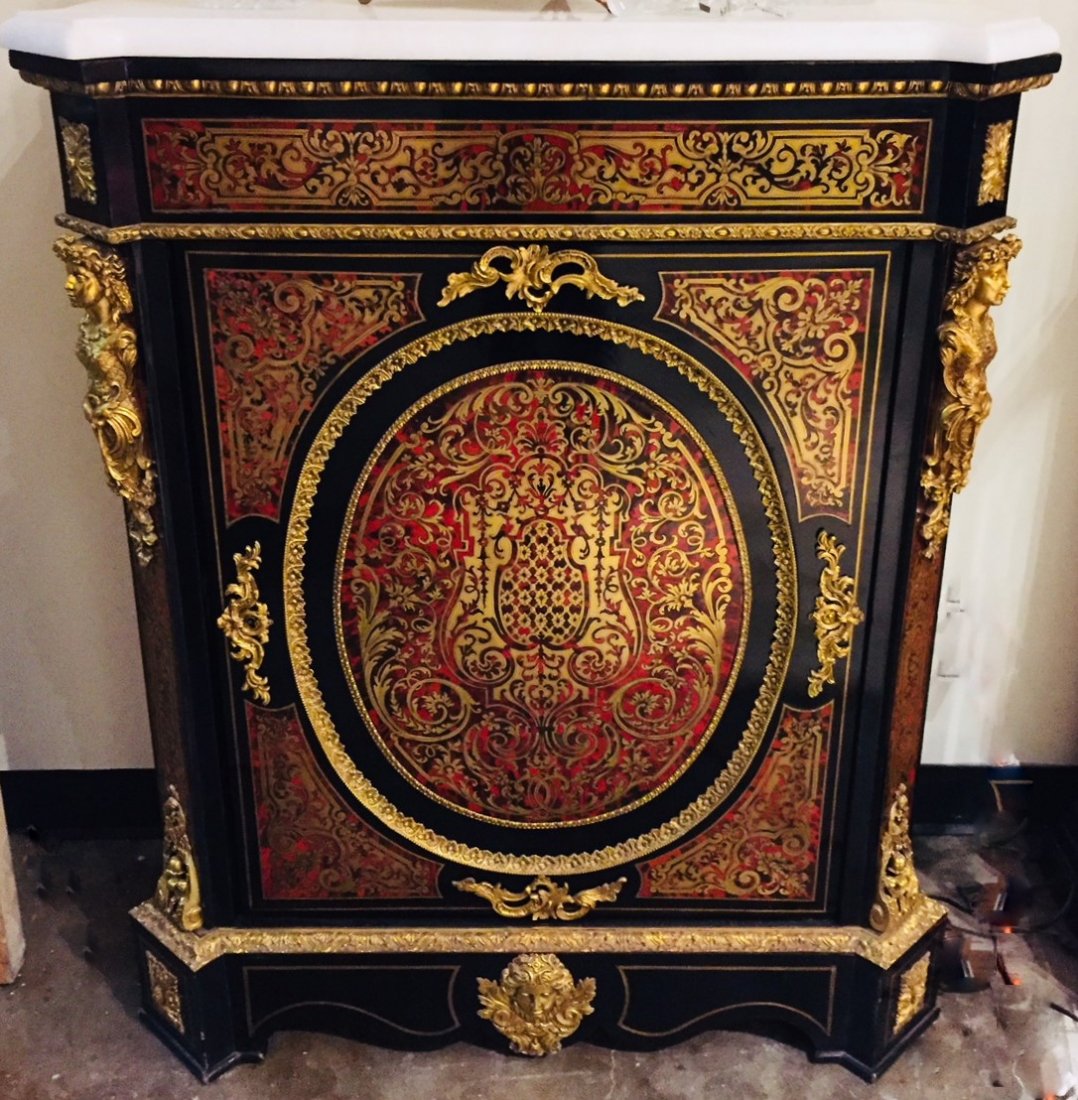 19th Century French Boulle Credenza. (1 of 5)