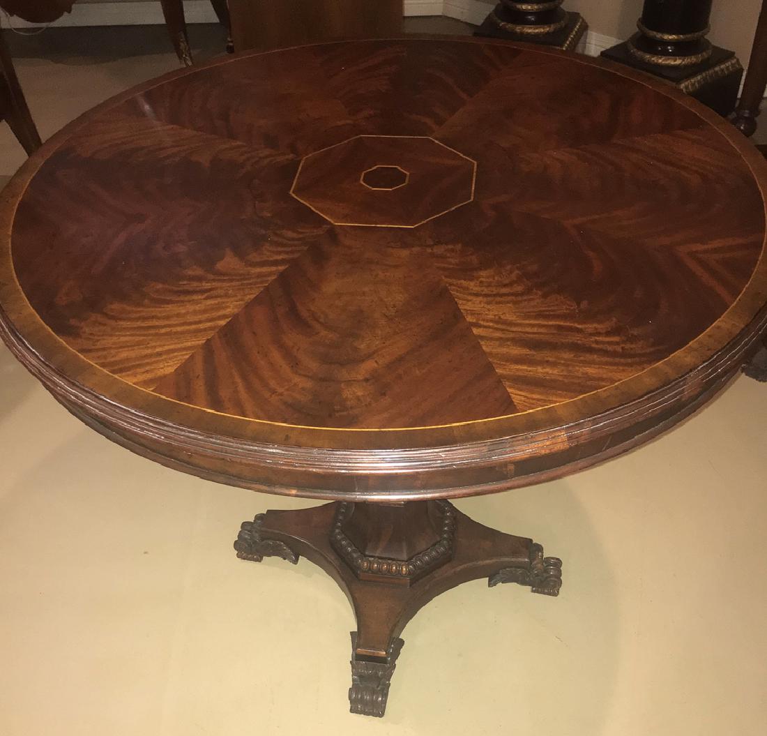 English Mahogany Center Table, (1 of 3)