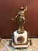 Antique French Bronze & Marble Clock. - 4