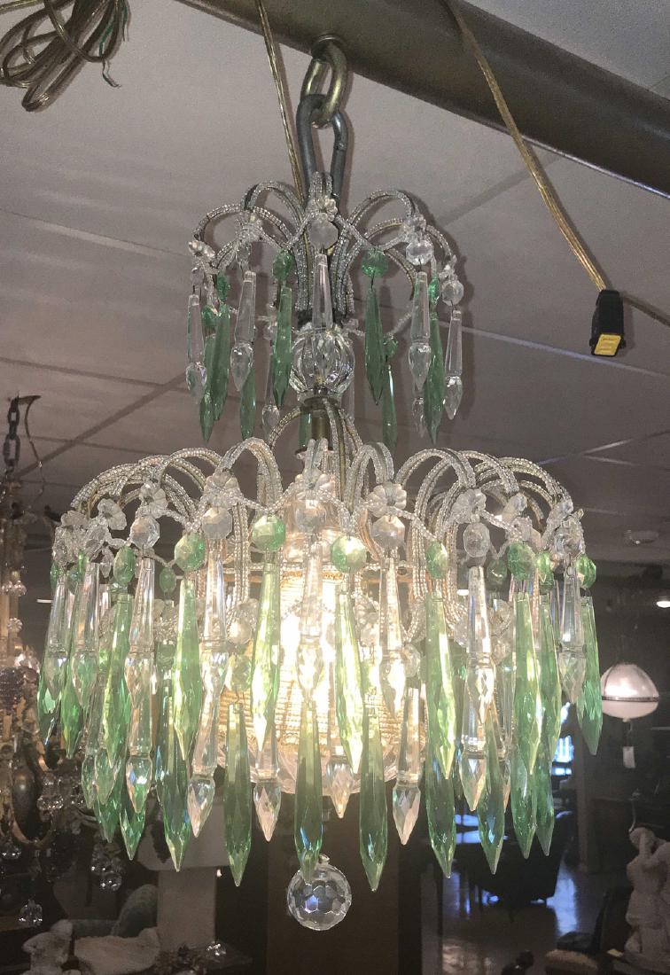 Italian Beaded Crystal Chandelier. (1 of 3)