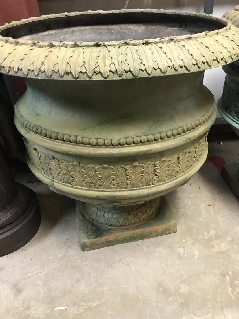 Pair Of Bronze Garden Urns. (1 of 1)