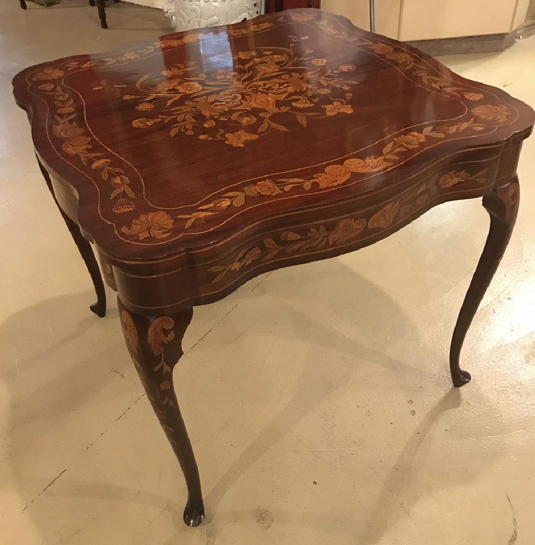 Dutch Marquetry Table. (1 of 3)