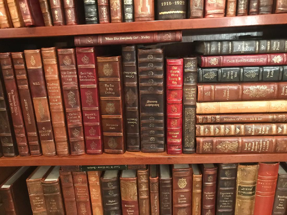 Group Of 25 Leather Bound Books. (1 of 3)