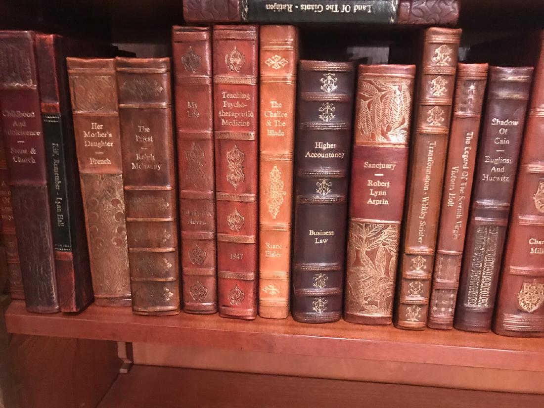 Group Of 25 Leather Bound Books. (1 of 3)
