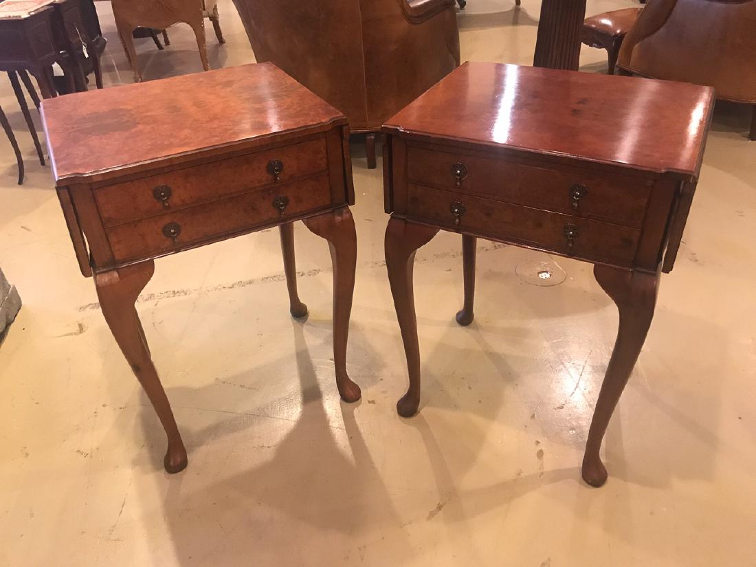 Pair Of Queen Anne Side Tables. (1 of 2)