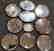 Lot of Salvers including Georgian Sterling and Chawner