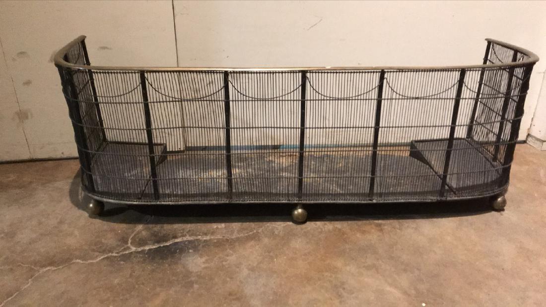 Vintage Fire Fender: 4 Feet Wide 16 D 17 H