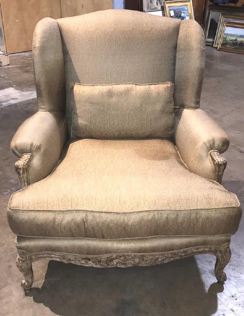 French Style Upholstered Bergere. (1 of 6)