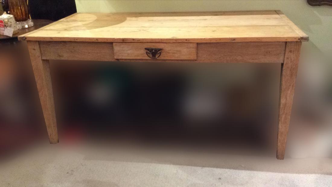 French Oak Farmhouse Table With (1 of 6)