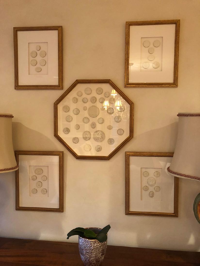 Lot Of Framed Coins (1 of 6)