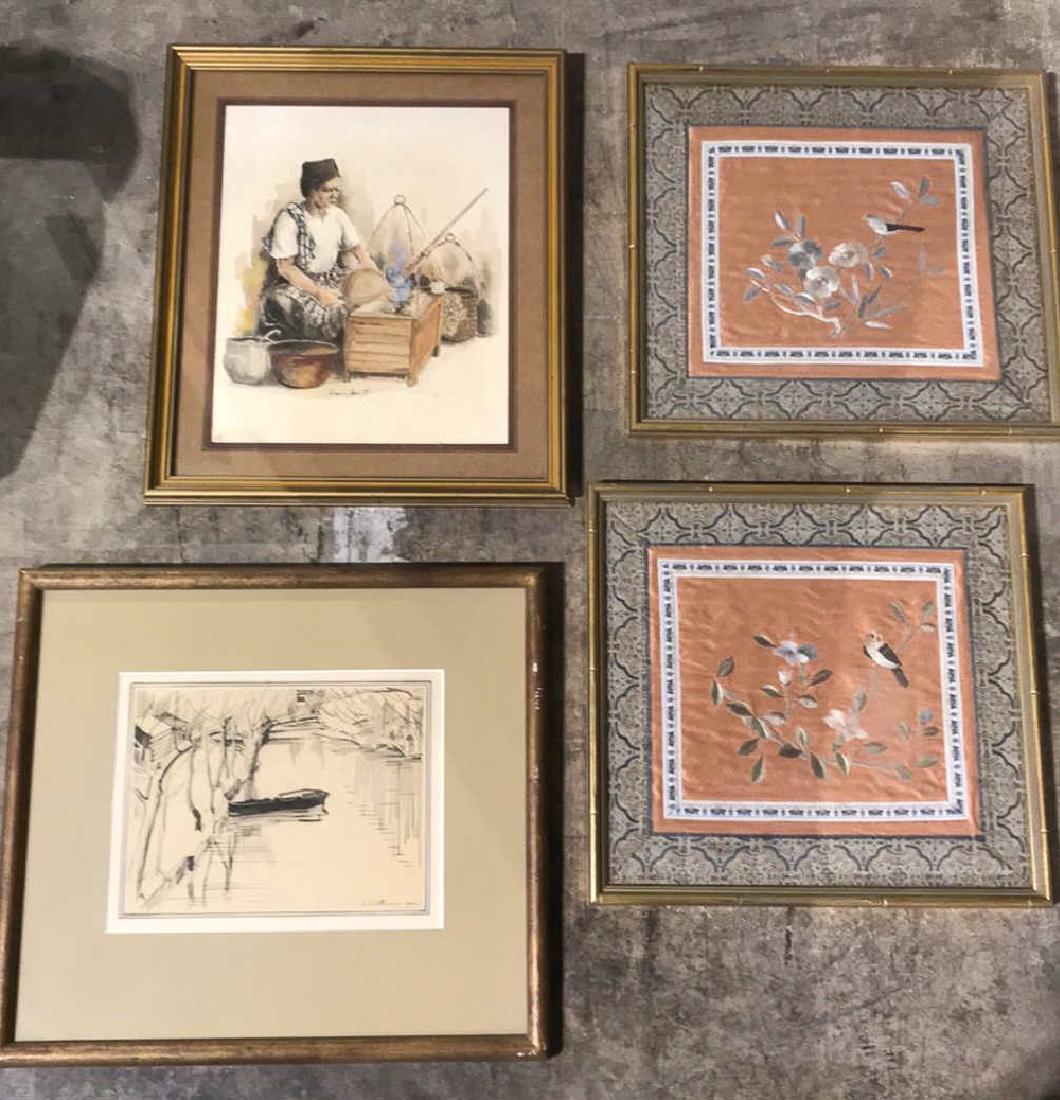 4 Framed Art Pieces (1 of 4)