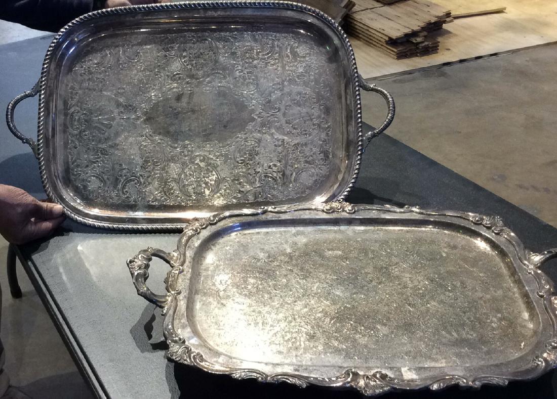 2 Silver Plated Platters (1 of 5)